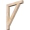 Ekena Millwork Traditional Block Smooth Bracket, Douglas Fir, 3 1/2"W x 28"D x 36"H BKT04X28X36TRA05SDF - alternate 1